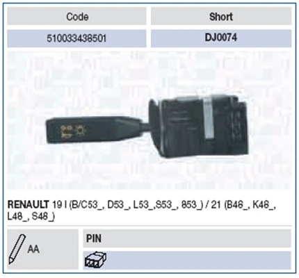 Steering Column Switch